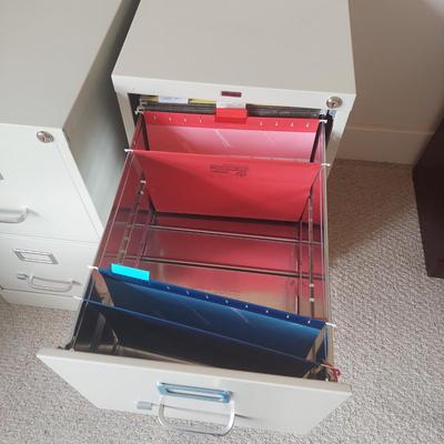 Two Metal File Cabinets (BR1-BBL)