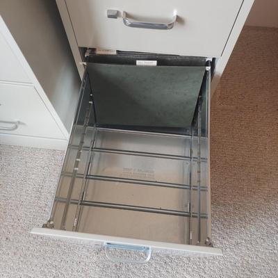 Two Metal File Cabinets (BR1-BBL)