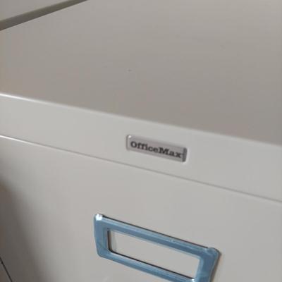 Two Metal File Cabinets (BR1-BBL)