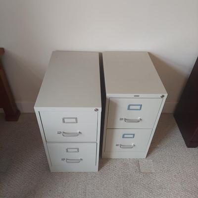Two Metal File Cabinets (BR1-BBL)