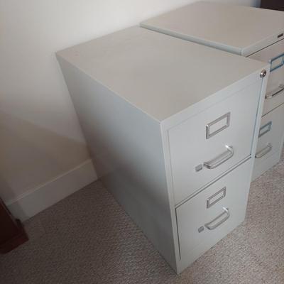 Two Metal File Cabinets (BR1-BBL)