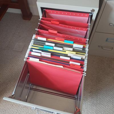 Two Metal File Cabinets (BR1-BBL)