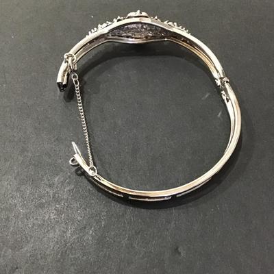 Sale Photo Thumbnail #127: Very nice Silvertone, sir Coventry safety chain bracelet. Please see attached photos.