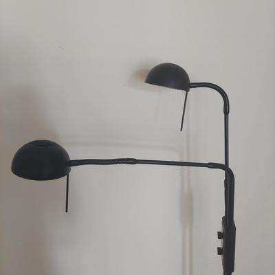 Double Arm Pin Floor Lamp (BR1-BBL)