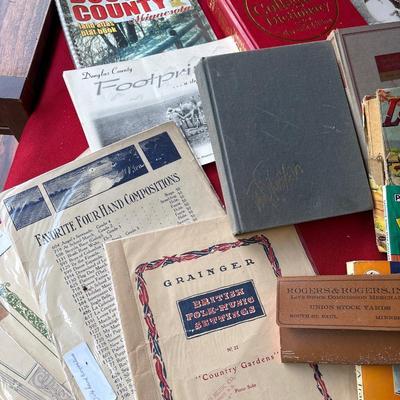 Ephemera and books
