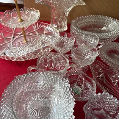 Large group of cut Crystal