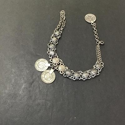 Sale Photo Thumbnail #164: Silver tone, charm bracelet. Please see attached photos.