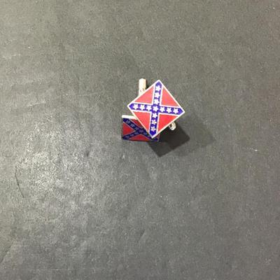 Vintage SilverTone confederate cufflinks