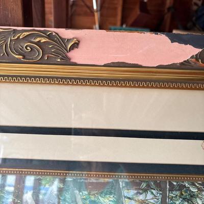 Picture- damage to frame