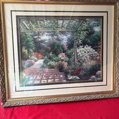 Picture- damage to frame