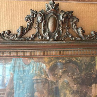 Vintage frame and picture