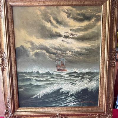 Oil painting by Warren Von Thongen