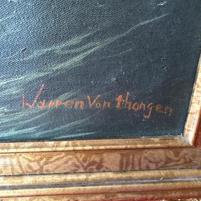 Oil painting by Warren Von Thongen