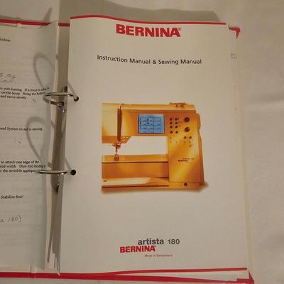 Bernina Artista 180 Sewing/Embroidery Machine w/Embroidery Head & Accessories (GB2-JS)