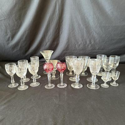 Waterford and Other Port Glasses (K-BM)
