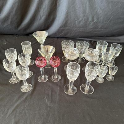 Waterford and Other Port Glasses (K-BM)