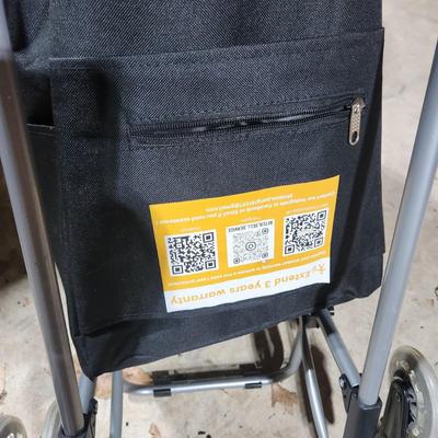 Folding Shopping Stair Climbing Cart With Tri Wheels for Steps
