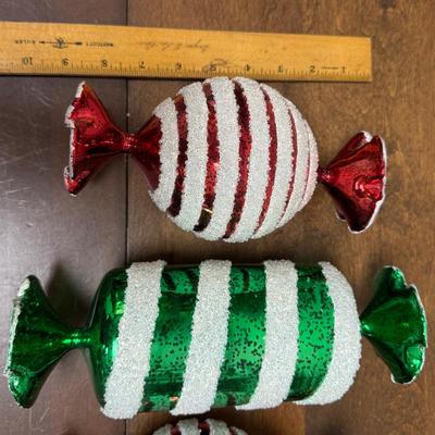Sale Photo Thumbnail #68: Approx. 9" and 11" long. Battery powered, uses 3 AAA batteries. Tested, lights up inside as expected.