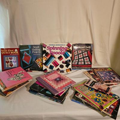 Assorted Quilt, Sewing & Crochet Books (GB2-JS)