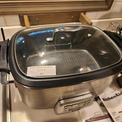 Lot of Kitchen Small Applainces Kitchen Aid Toaster , Cuisinart Multicooker Cook Central 4 in 1, 5Cuisinart Coffee Maker, Coffee Grinder,...