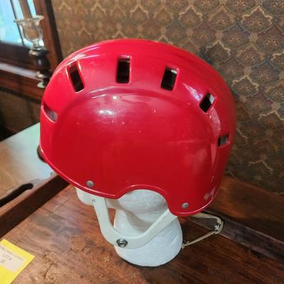 Vintage 1970's Red Norcon BMX Skateboard Helmet
