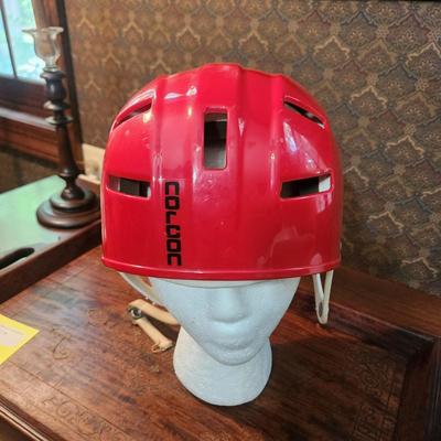 Vintage 1970's Red Norcon BMX Skateboard Helmet
