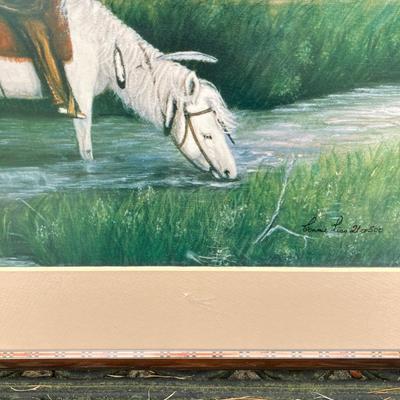 LOT 66: "Ogala Spring" Signed and Numbered 21 of 500 Work of Art by Artist Constance "Connie" Liss with Certificate...