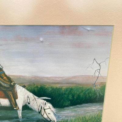 LOT 66: "Ogala Spring" Signed and Numbered 21 of 500 Work of Art by Artist Constance "Connie" Liss with Certificate...