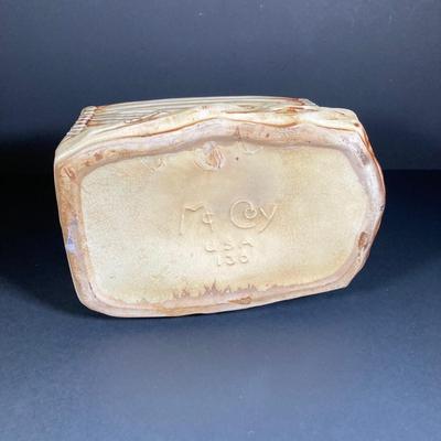 LOT 75: Vintage McCoy USA 136 Cookie Cabin Cookie Jar