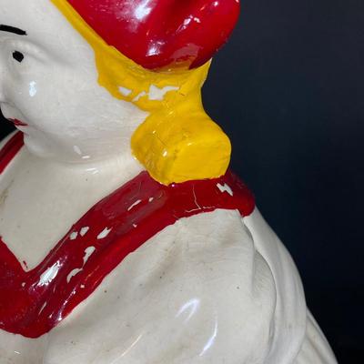 LOT 77: Vintage Shawnee Dutch Girl Cookie Jar