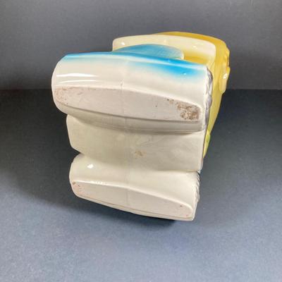 LOT 78: Vintage Cookie Truck USA Pottery Cookie Jar