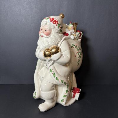 LOT 83: Lenox Holiday Collection Santa Cookie Jar