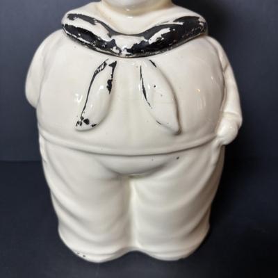 LOT 84: Vintage Shawnee Pottery, Sailor Boy Cookie Jar