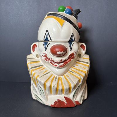 LOT 87: Vintage McCoy Jojo the Clown Cookie Jar