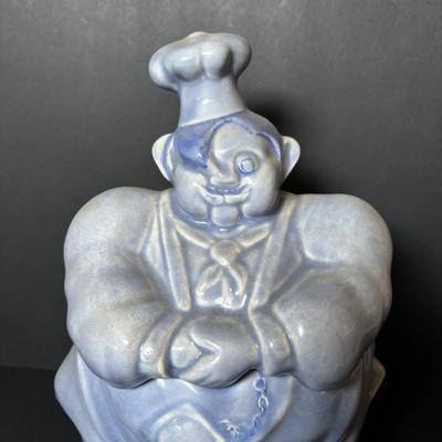 LOT 88: Vintage Redwing Pottery Pierre the Chef Cookie Jar