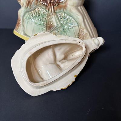 LOT 91: Vintage McCoy Rocking Horse Cookie Jar