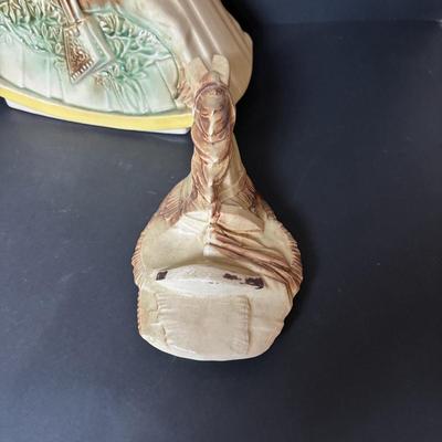 LOT 91: Vintage McCoy Rocking Horse Cookie Jar