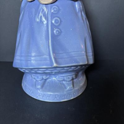 LOT 93: Vintage Little Red Riding Hood Cookie Jar