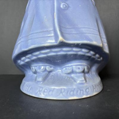 LOT 93: Vintage Little Red Riding Hood Cookie Jar
