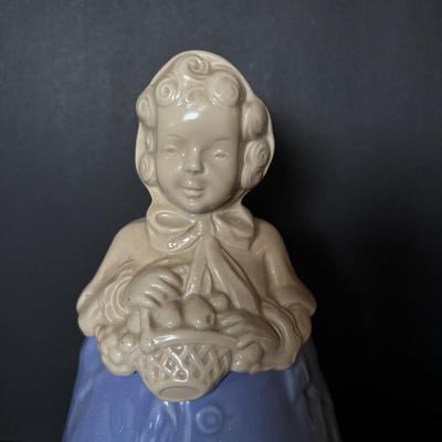 LOT 93: Vintage Little Red Riding Hood Cookie Jar