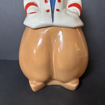 LOT 94: Vintage Pottery Craft Guild Dutch Boy Cookie Jar