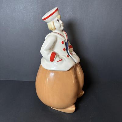 LOT 94: Vintage Pottery Craft Guild Dutch Boy Cookie Jar