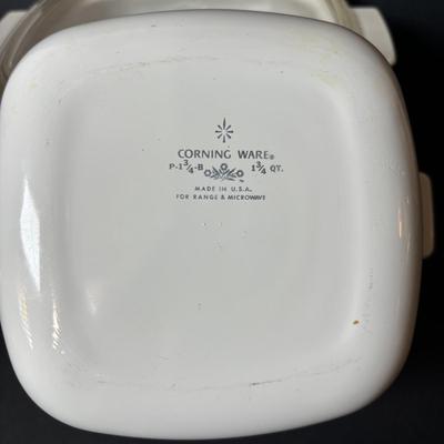 LOT 100: Corning Ware Collection: Blue Cornflower, Country Cottage, Callaway Ivy and Forever Yours