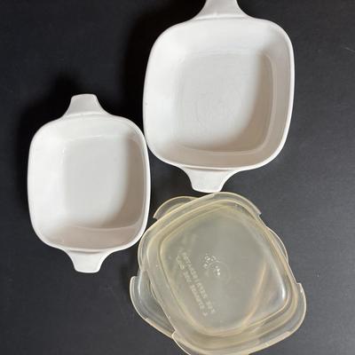 LOT 101: Coring Ware Collection: Spice of Life, Spring Blossom Green & Winter Frost White