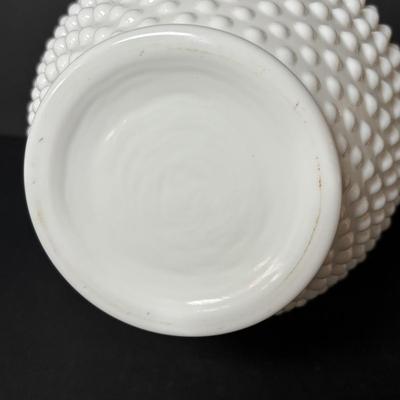 LOT 102: Vintage White Fenton & More Hobnail Collection