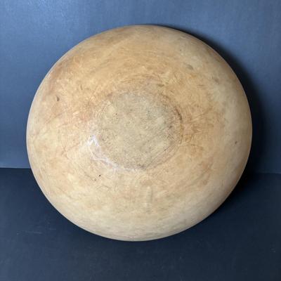 LOT 104: Vintage Rolling Pins, Primitive Vegetable/Cabbage Slicer and Wooden Bowl