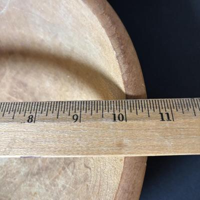 LOT 104: Vintage Rolling Pins, Primitive Vegetable/Cabbage Slicer and Wooden Bowl
