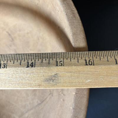 LOT 104: Vintage Rolling Pins, Primitive Vegetable/Cabbage Slicer and Wooden Bowl