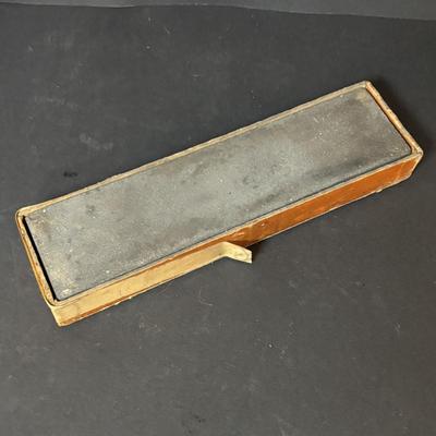 LOT 106: Vintage Meat Clevers, Sharpening Stones and Chef's Choice Electric Sharpener