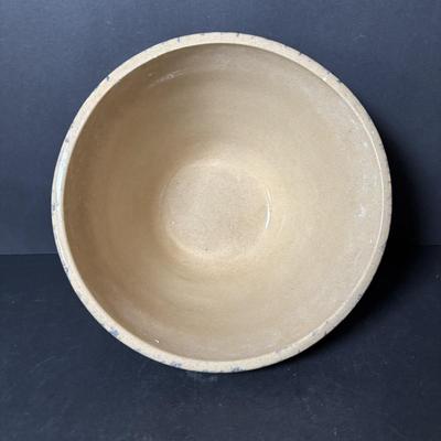 LOT 132: Vintage Spongeware Pottery Collection: Marked R.R.P. Roseville, Stamped R.R.P Roseville, Stamped Robinson Ransbottom Roseville...